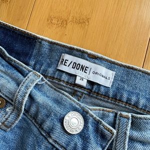 Re/Done Highrise stovepipe jeans